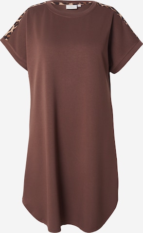Robe 'CARLise' ONLY Carmakoma en marron : devant