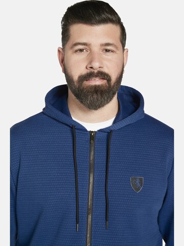 Charles Colby Sweat jacket ' Duke Trey ' in Blue