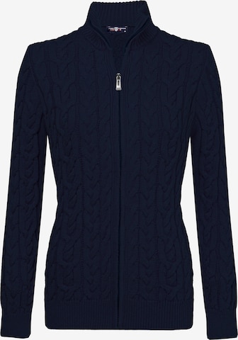 Cardigan Jimmy Sanders en bleu : devant