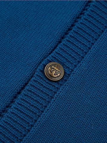 Sailing Knit Cardigan in Blue