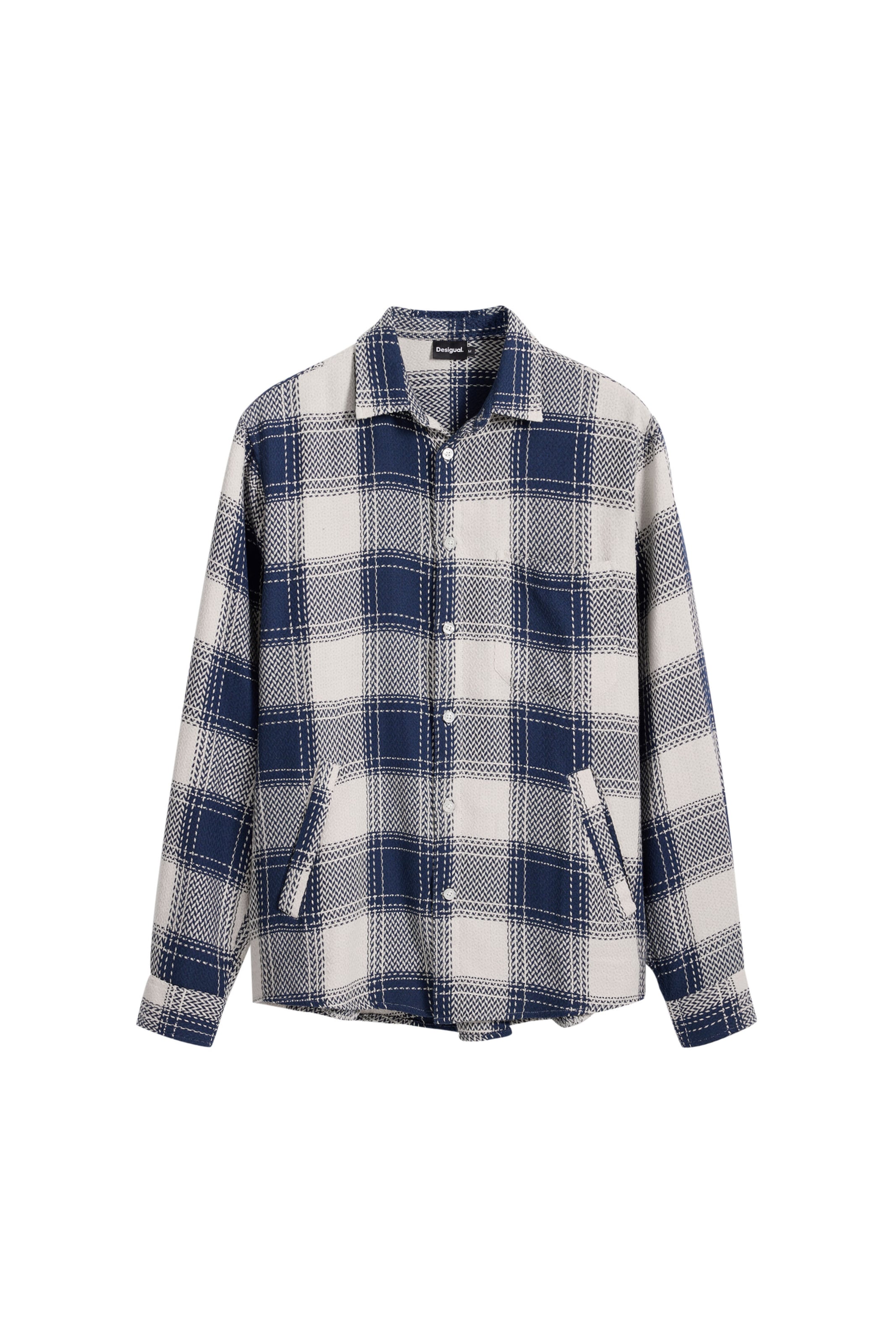 Regular fit Cămașă de la Desigual pe albastru: față