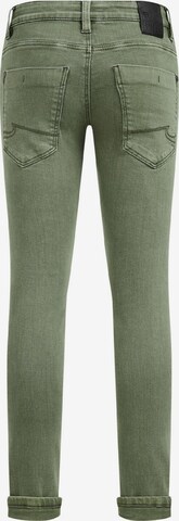 Slimfit Jeans di WE Fashion in verde