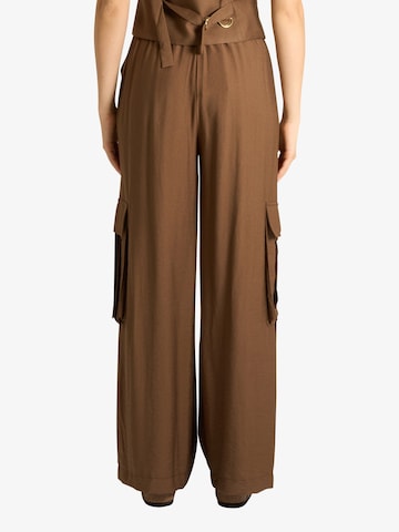 Loosefit Pantaloni cargo di Dixie in marrone