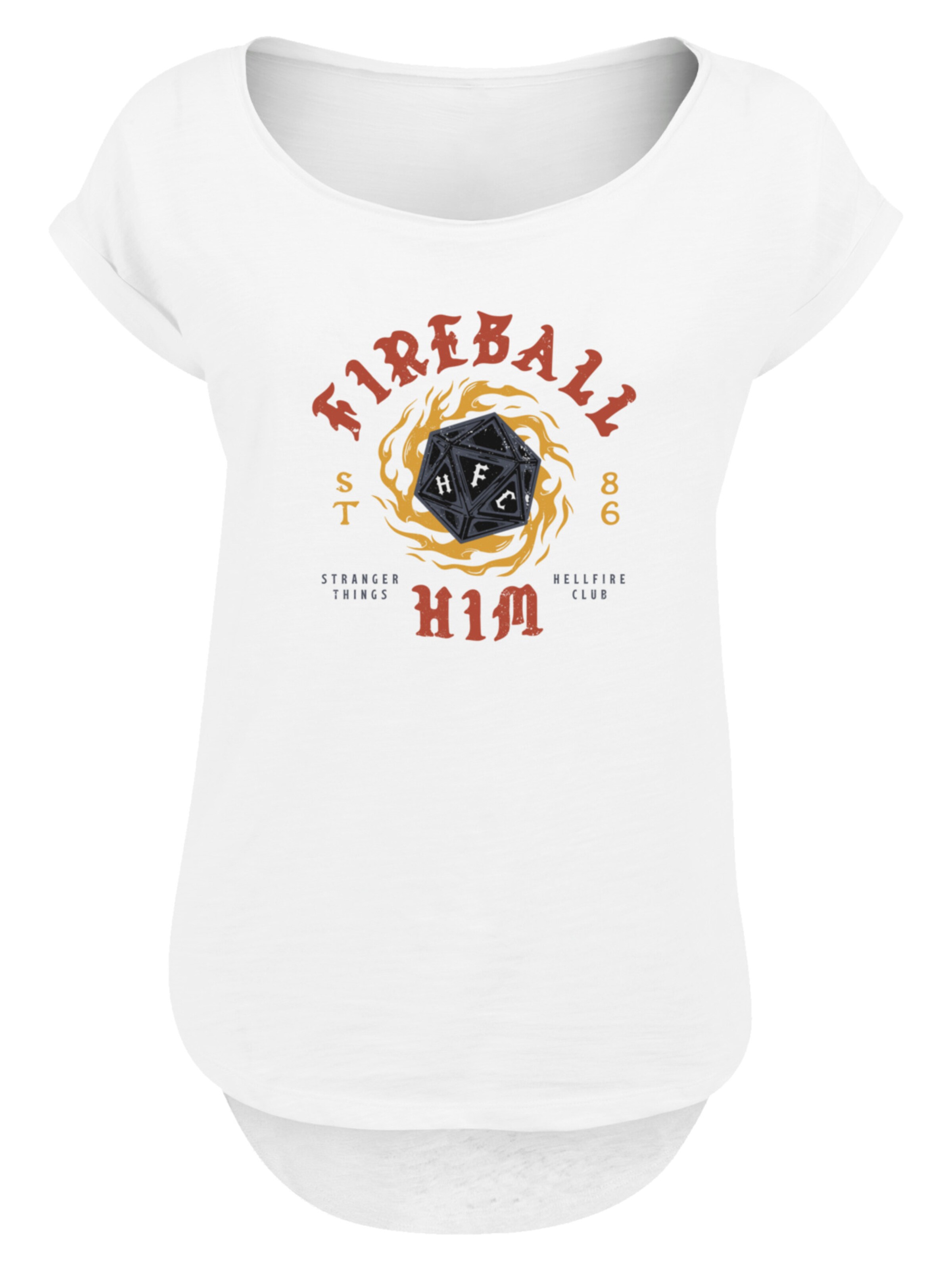 T-shirt F4NT4STIC en blanc : devant