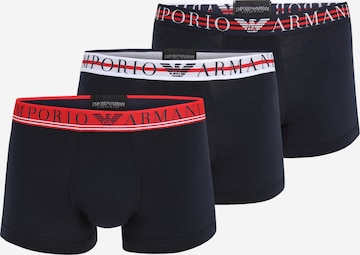 Emporio Armani - Boxers em azul: frente