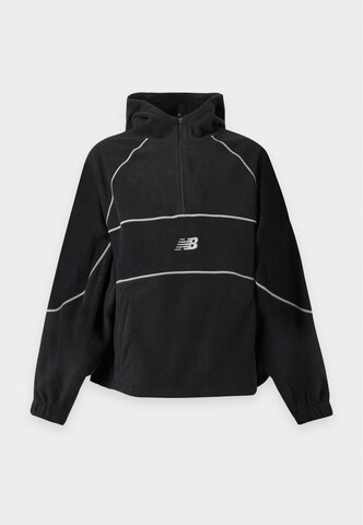 new balance - Pullover 'Trackside' em preto: frente