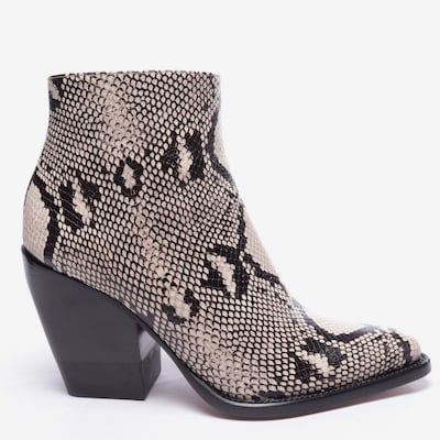 Chloé Stiefeletten in 40 in beige / schwarz, Produktansicht