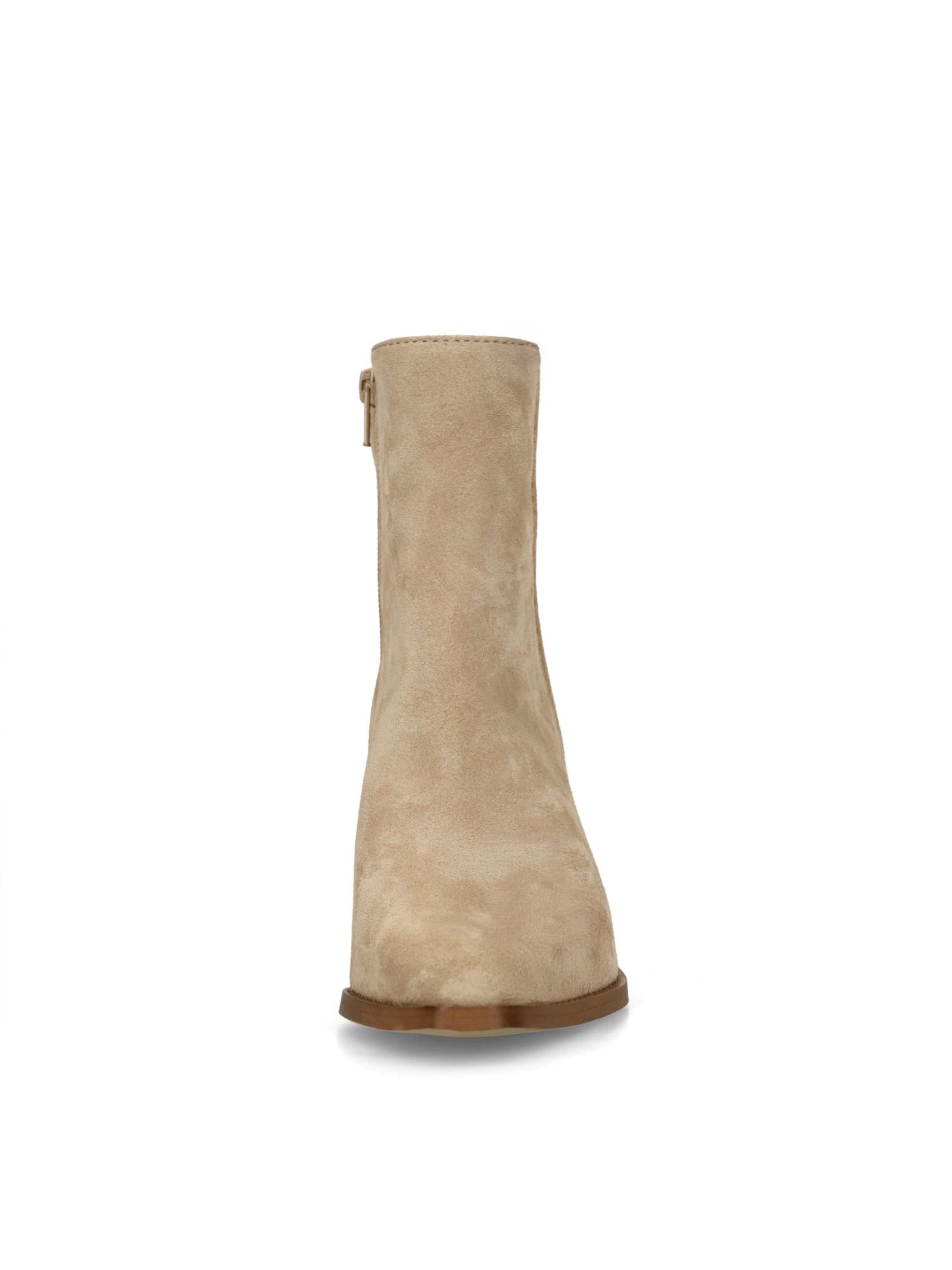 MANFIELD Stiefelette in Beige