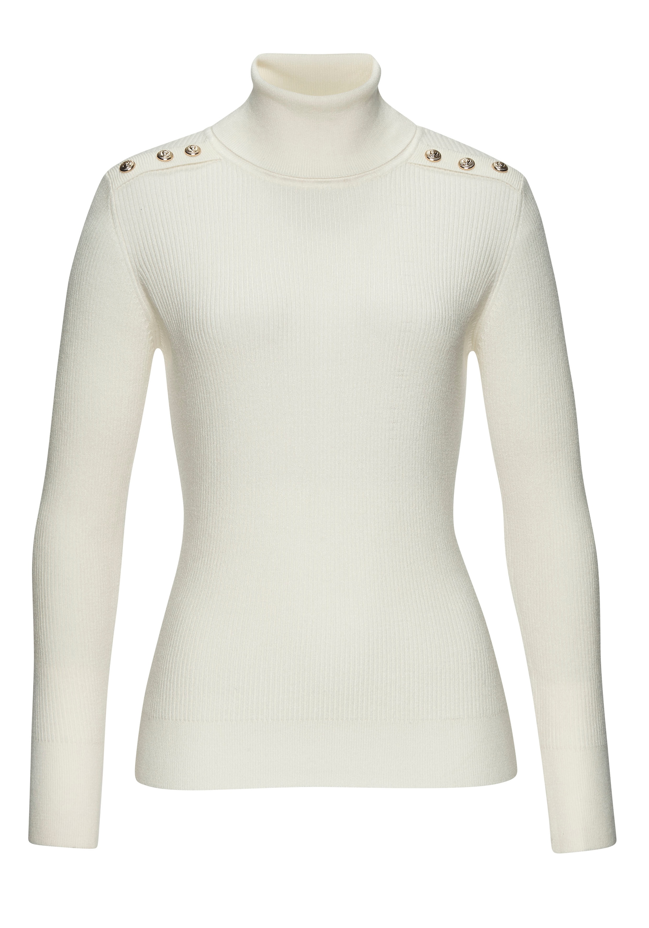 LASCANA Pullover in Beige: Vorderseite