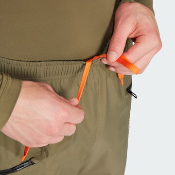 ADIDAS TERREX Regular Outdoor trousers 'Multi' in Green