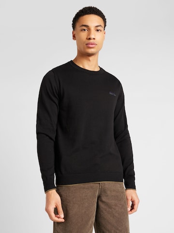 JACK & JONES Sweater 'BRANDY' in Black: front