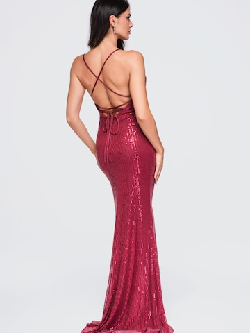Ombre Abendkleid‌‌‌‌‌‌‌‌ in Rot