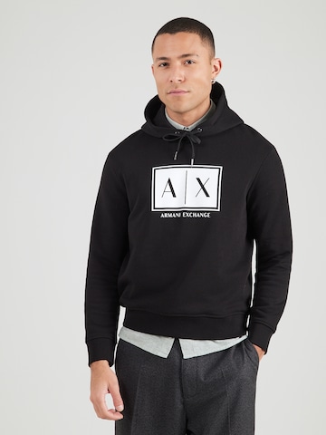 ARMANI EXCHANGE - Sweatshirt em preto: frente