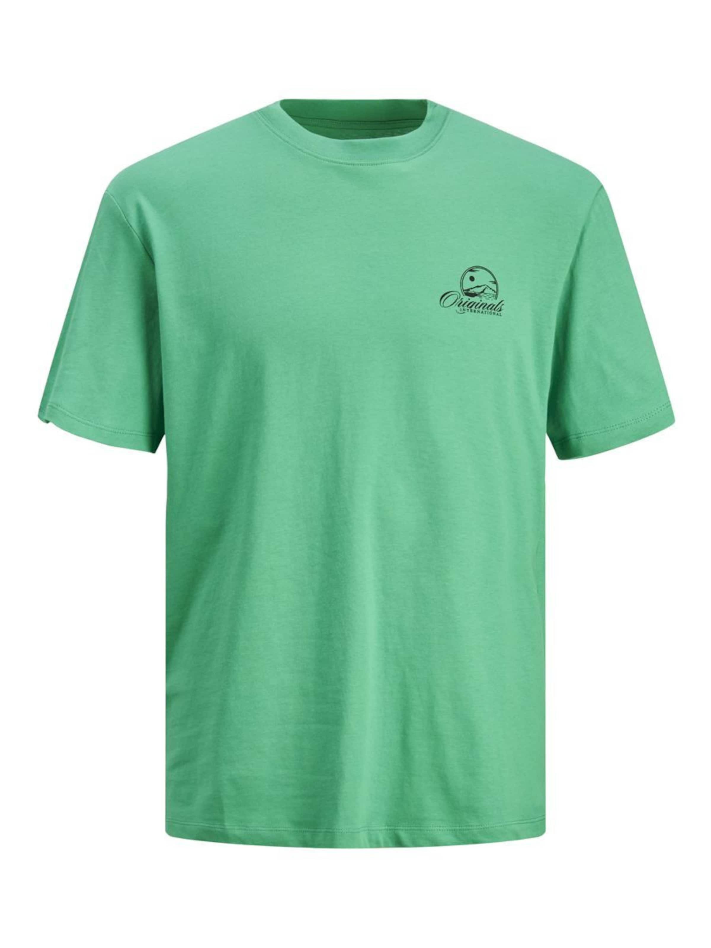 T-Shirt JACK & JONES en vert : devant