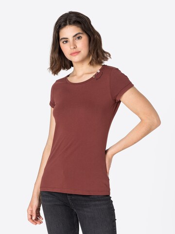 Ragwear T-Shirt 'Florah' in Rot: predná strana