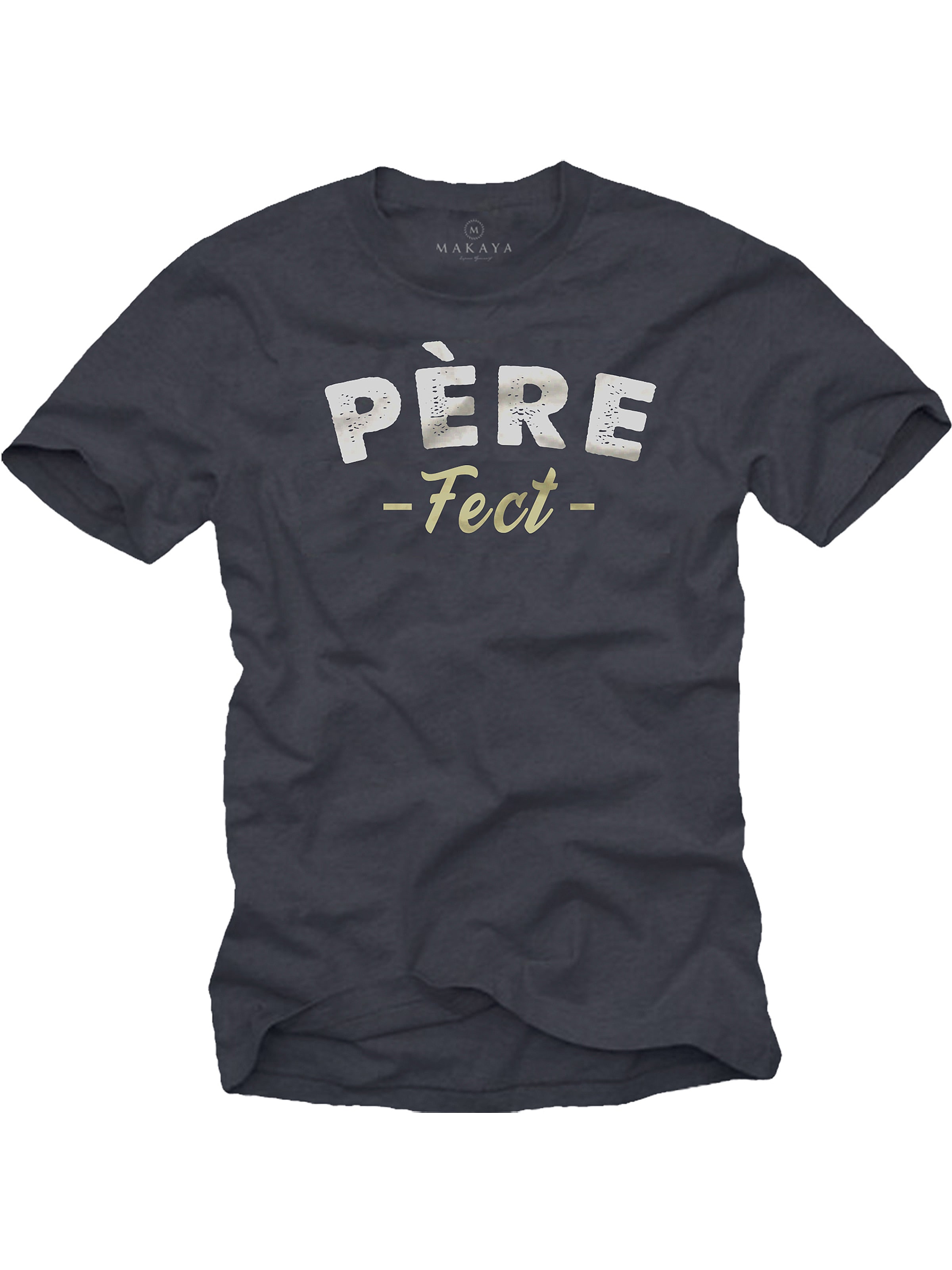 MAKAYA Shirt 'Pere Fect' in Grey: front