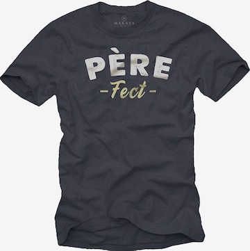 MAKAYA Shirt 'Pere Fect' in Grey: front