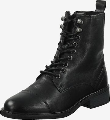 CLARKS Lace-Up Ankle Boots in Black: front