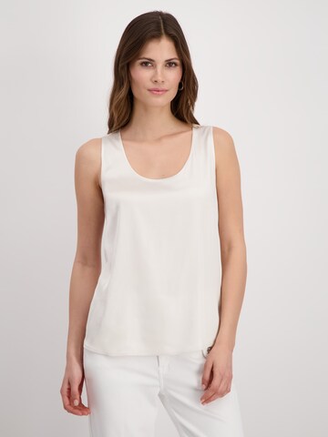 Camicia da donna di monari in bianco: frontale