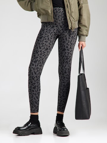 Skinny Leggings EA7 Emporio Armani en noir : devant