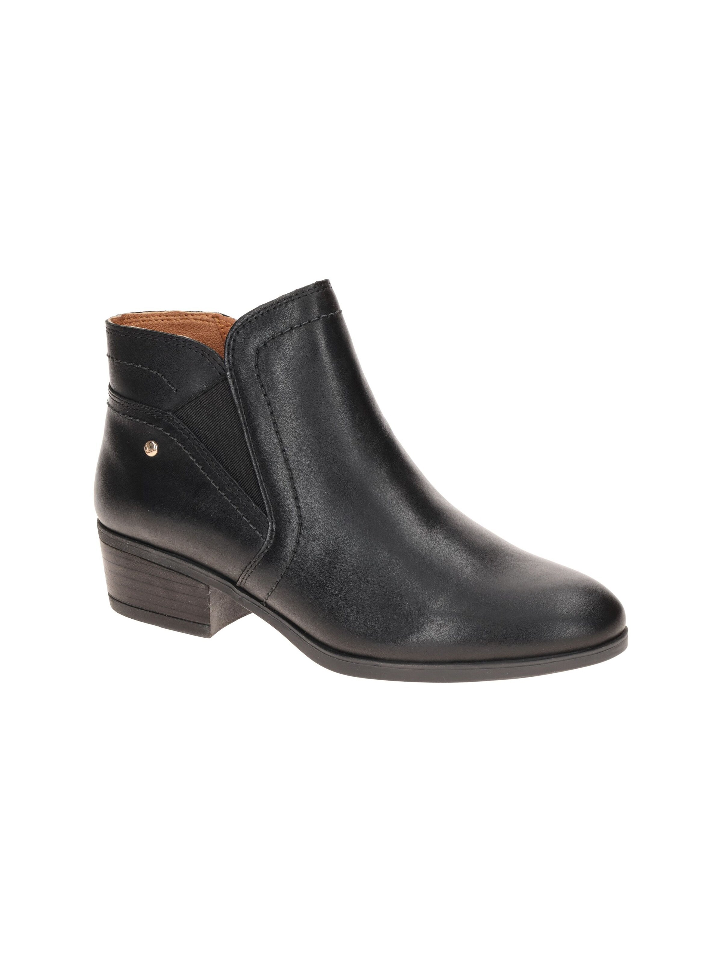 PIKOLINOS Boots 'Pikolinos Daroca Stiefelette Ankel Boots schwarz W1U-8726' in Black: front