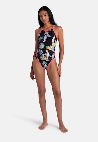 Maillot de bain sport 'TROPICAL SUMMER' ARENA en noir