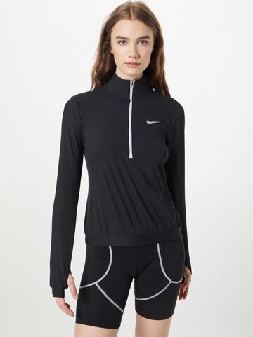 NIKE Functioneel shirt 'Element' in Zwart: voorkant