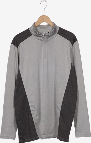 ICEPEAK Sweatshirt & Zip-Up Hoodie in XXXL in Grey: front