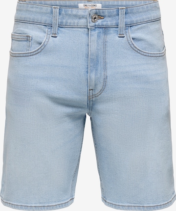 Jean 'ONSWEFT' Only & Sons en bleu : devant