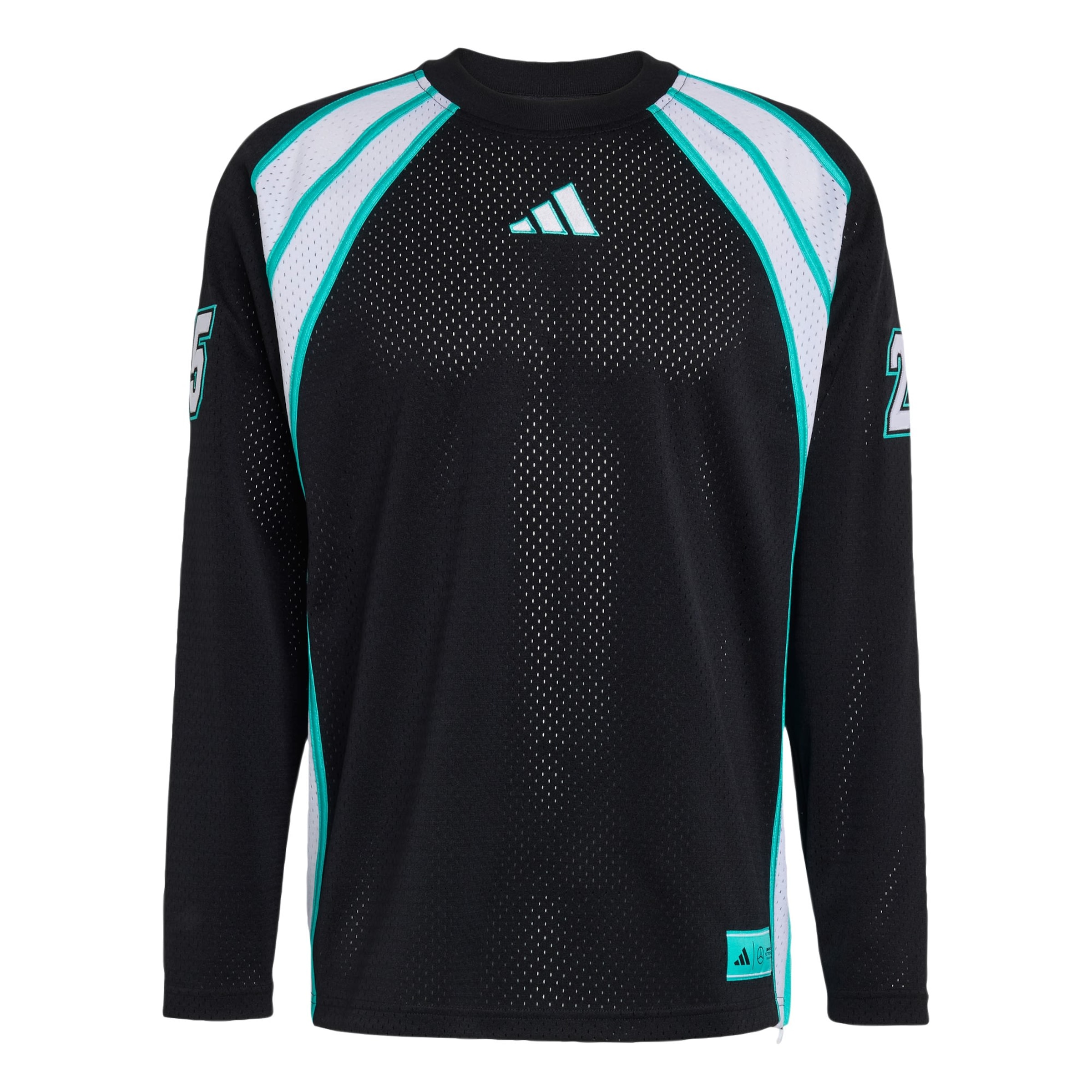 Maglia funzionale 'Mercedes - AMG Petronas Formula One Team Las Vegas' di ADIDAS PERFORMANCE in nero: frontale