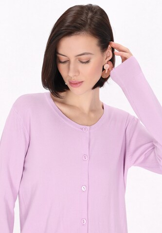 Cardigan 'Classic Look' Usha en violet