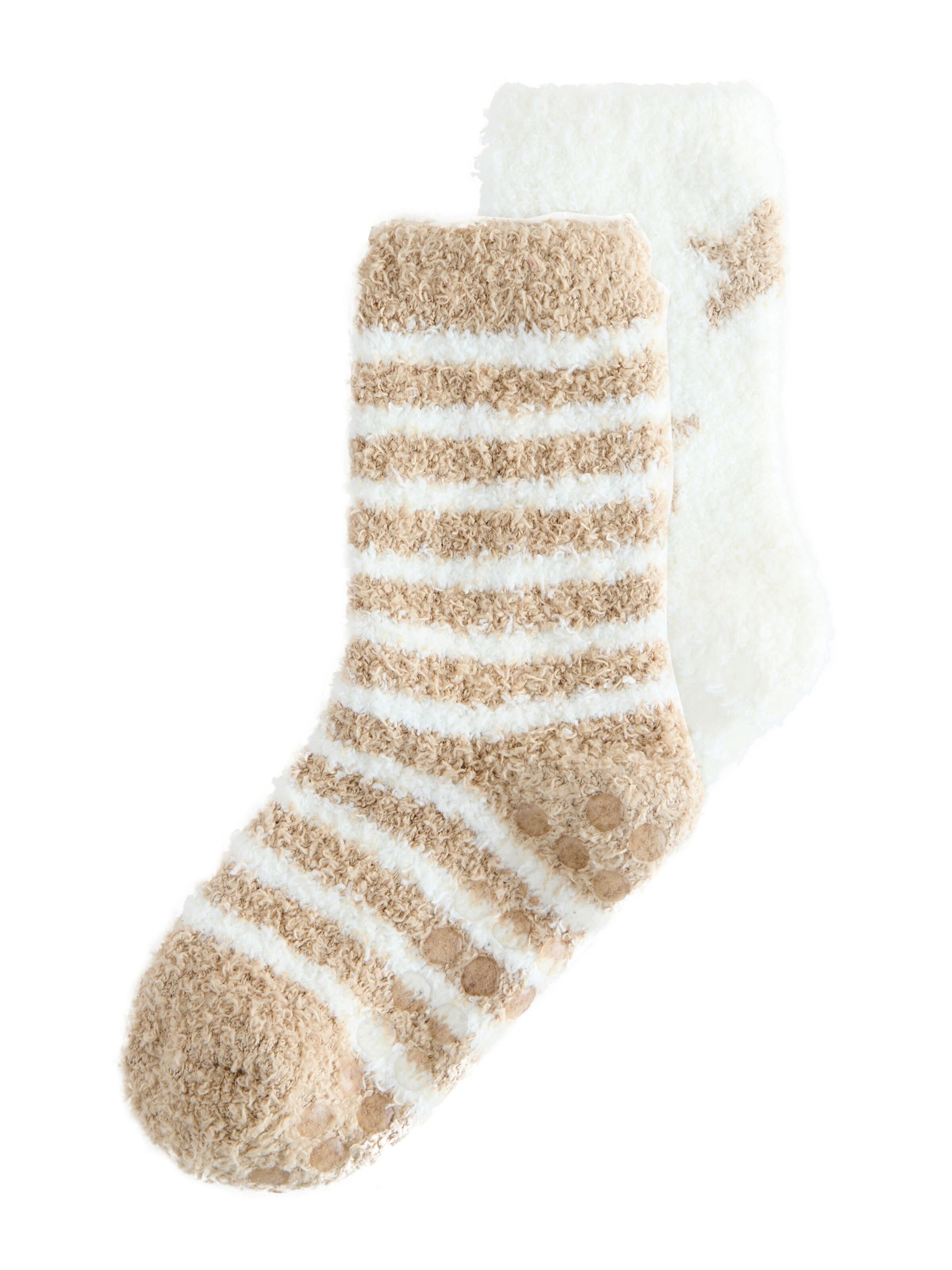 Chaussettes Next en beige : devant