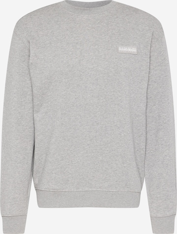 NAPAPIJRI Sweatshirt in Grey: front