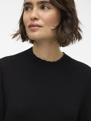 Robes en maille VERO MODA en noir