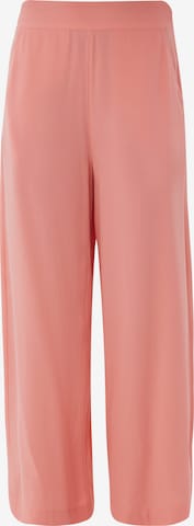 QS Wide leg Trousers in Pink: front