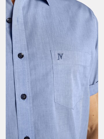Jan Vanderstorm Comfort fit Overhemd 'Evin' in Blauw