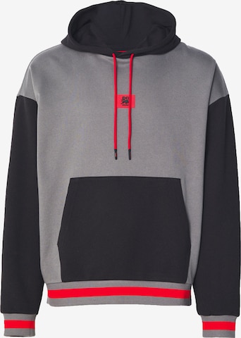 HUGO Collegepaita 'Dicheck' värissä harmaa: etupuoli