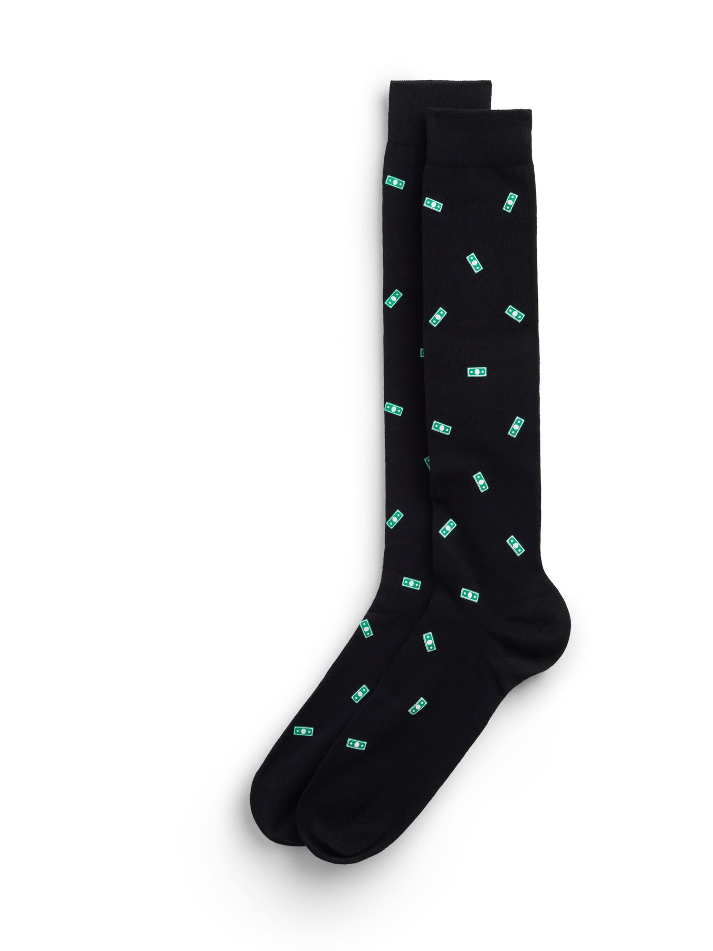 IUMAN Intimissimi Uomo Socks in Black: front
