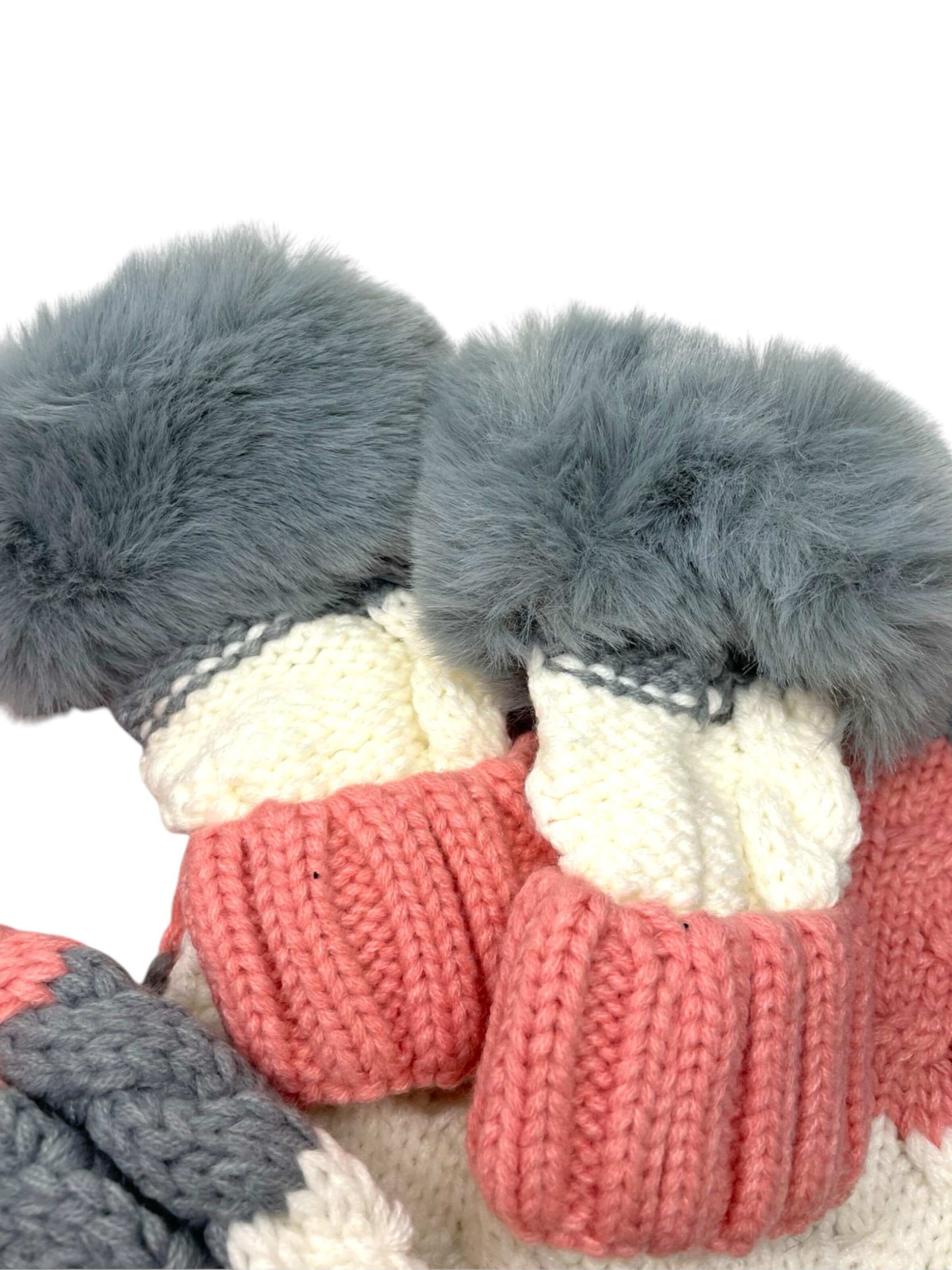 Kumixi - Gorra 'Set: Mütze & Loop Schal & Handschuhe' en naranja