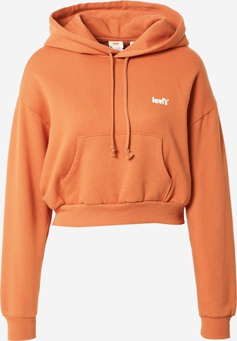 LEVI'S ® Bluzka sportowa 'Laundry Day Sweatshirt' w kolorze pomarańczowy: przód