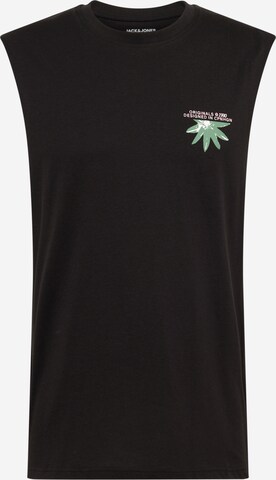 Tricou 'TAMPA' de la JACK & JONES pe negru: față