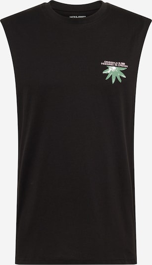 JACK & JONES T-Shirt 'TAMPA' en vert / noir / blanc, Vue avec produit