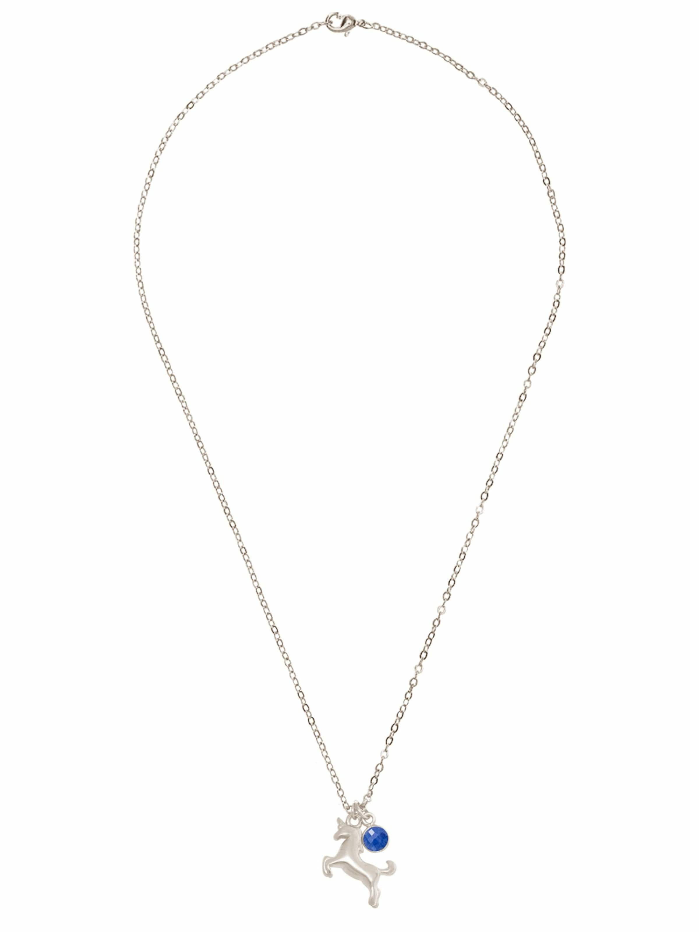 Gemshine Necklace in Silver: front