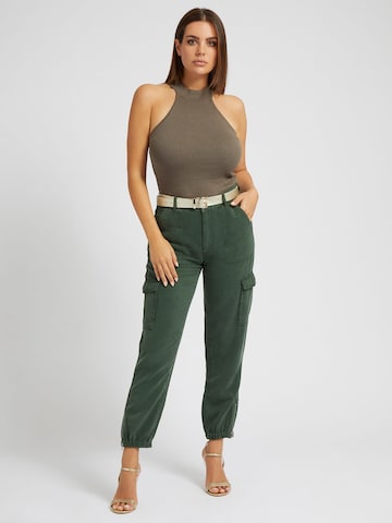 GUESS Tapered Cargo Pants in Green