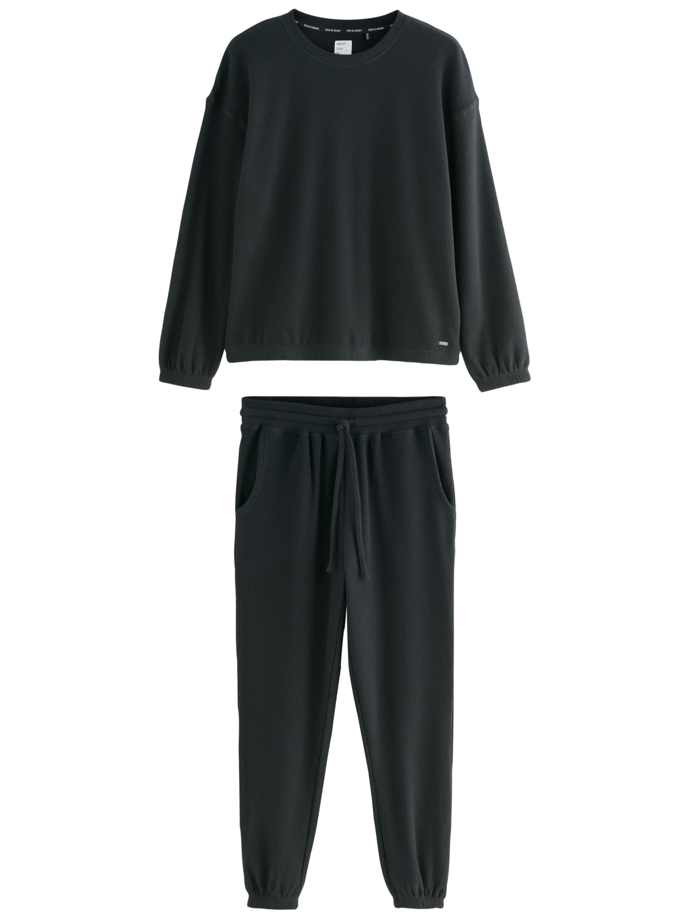 Next Pyjama in Schwarz: Vorderseite