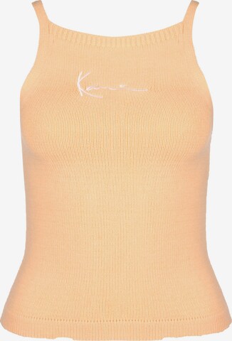 Karl Kani Top 'Small Signature Knit 90s' in Orange: predná strana