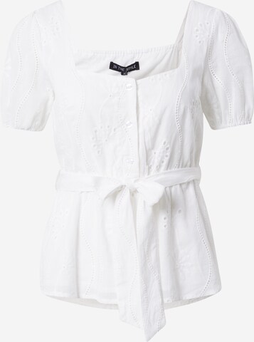 In The Style - Blusa 'JAC JOSSA' em branco: frente