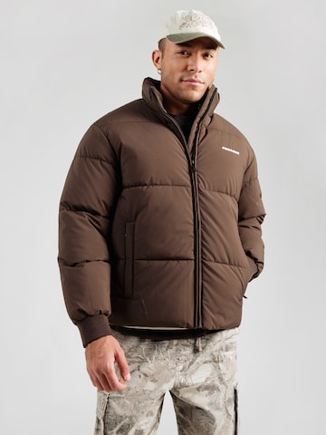 Pegador - Casaco de inverno 'SOLIN' em castanho: frente