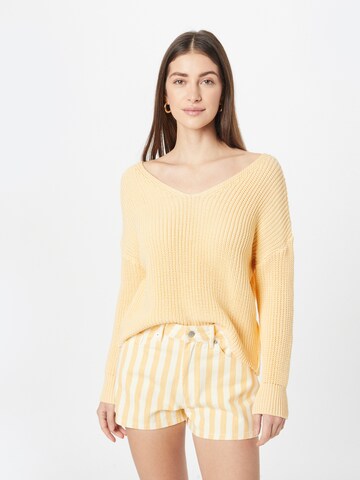 ABOUT YOU Sweater 'Liliana' in Yellow: front