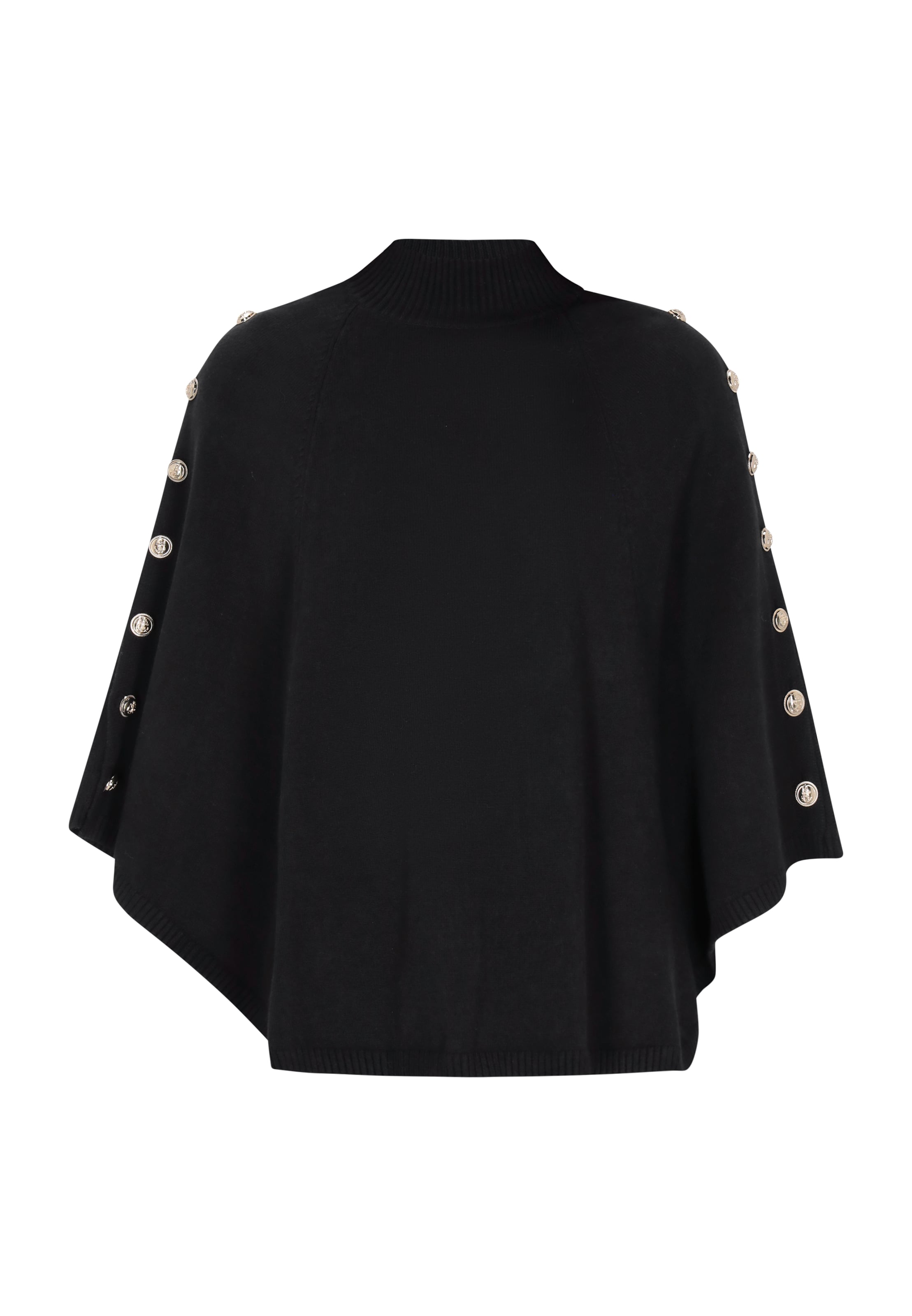 DreiMaster Klassik Peleryna 'Vintage' w kolorze czarny: przód